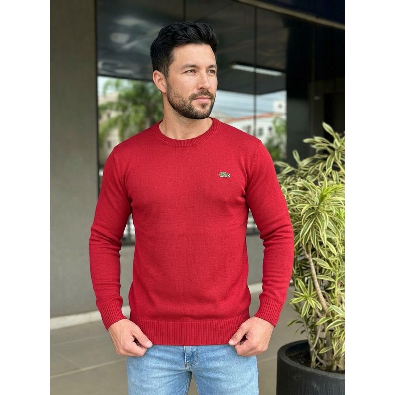 Suéter LCT Vermelho⭐ - 7295 - PORTAL DROP - ATACADO