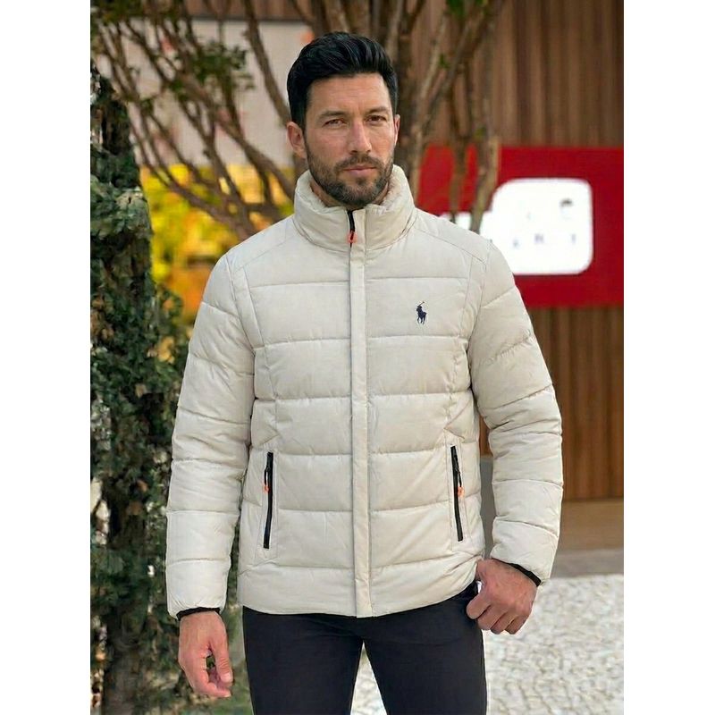 Jaqueta Acolchoada PRL Creme - 8114 - PORTAL DROP - ATACADO