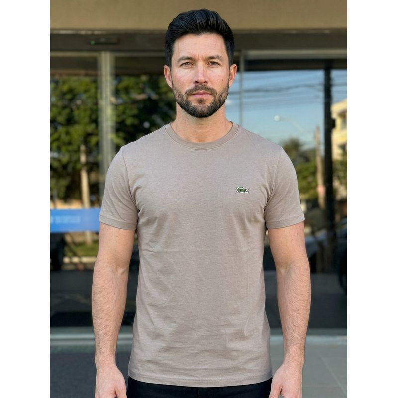 Camiseta LCT Caqui - C-8186 - PORTAL DROP - ATACADO