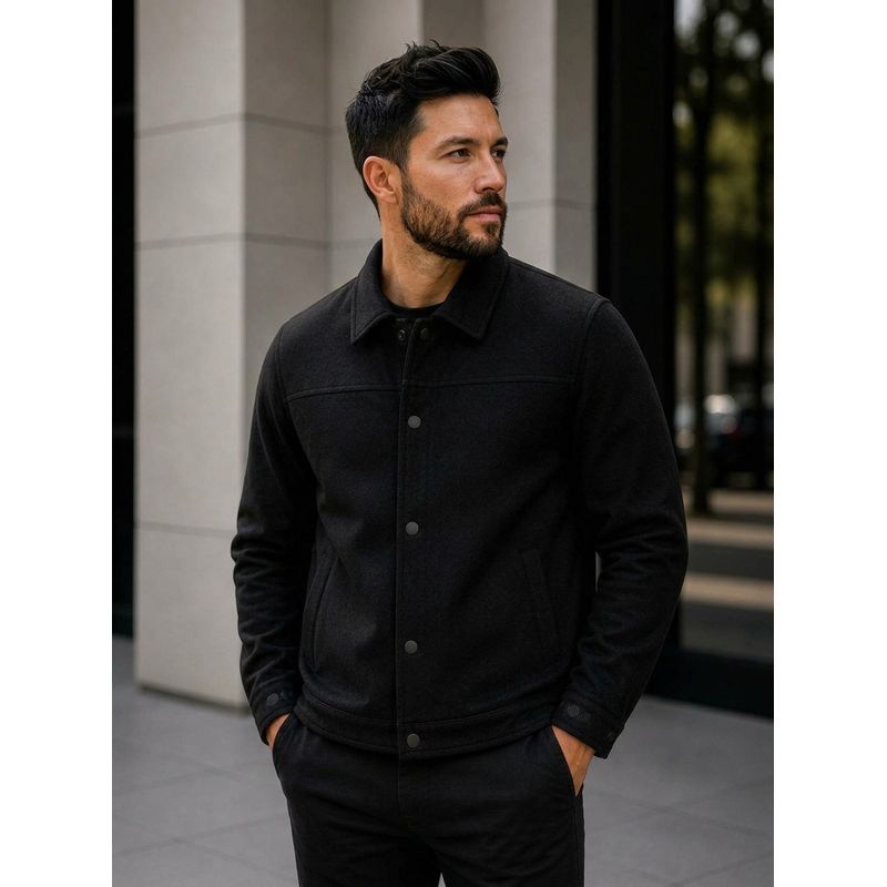 Casaco Zara De Lã Curto - 8202 - PORTAL DROP - ATACADO