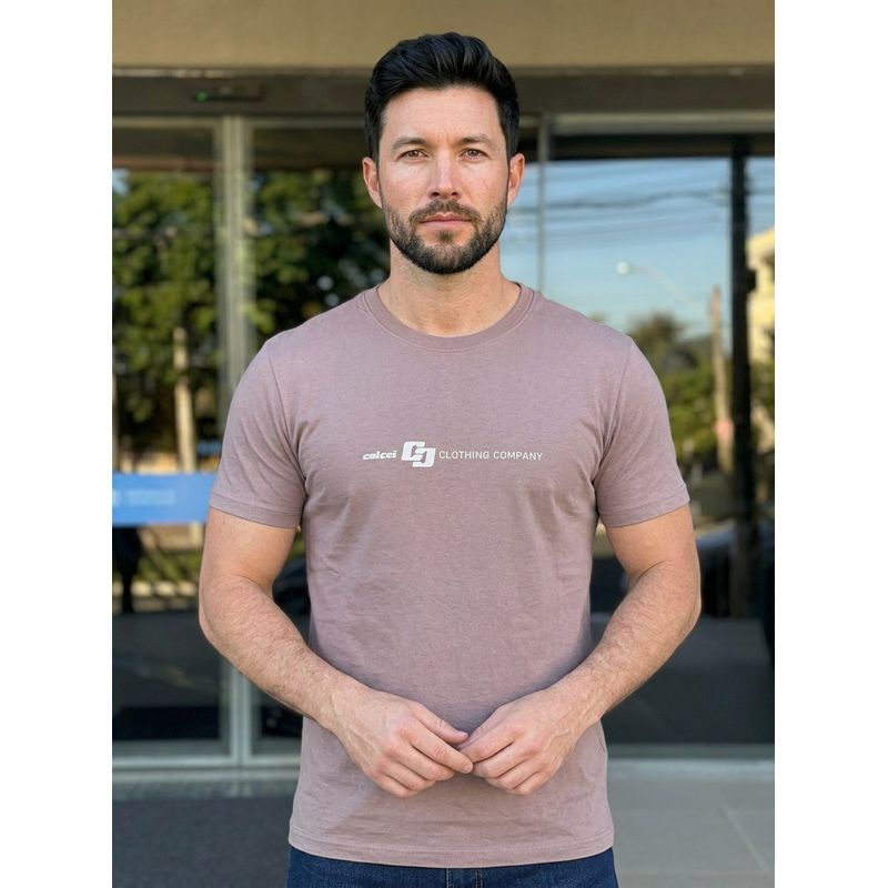 Camiseta Colcci Marrom DFC - 8208 - PORTAL DROP - ATACADO
