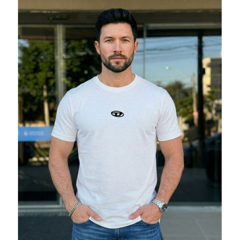 Camiseta Diesel Off White - C-8225 - PORTAL DROP - ATACADO