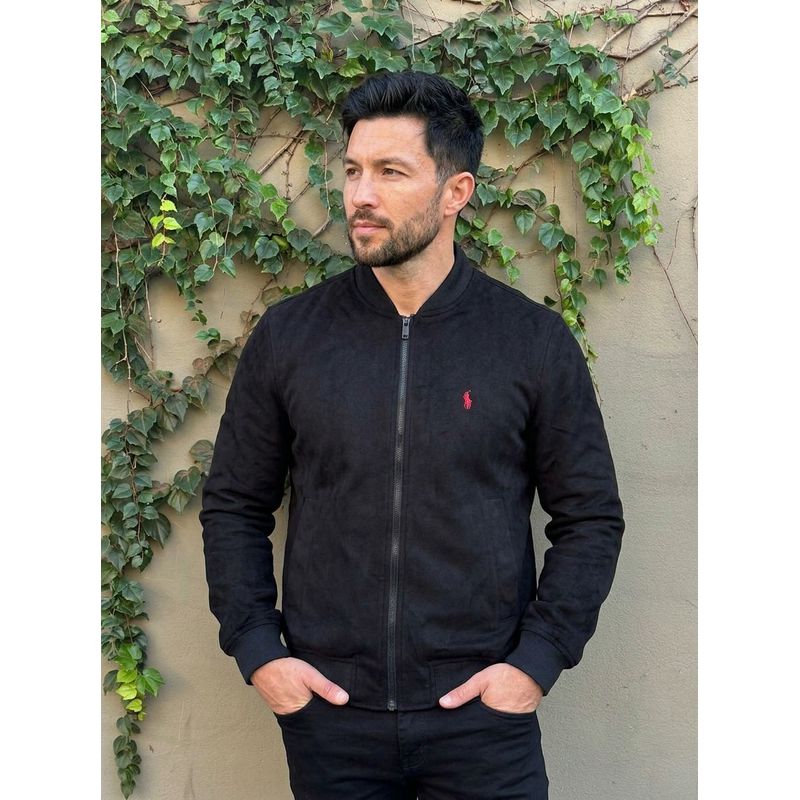 Jaqueta suede PRL Preto - 8301 - PORTAL DROP - ATACADO