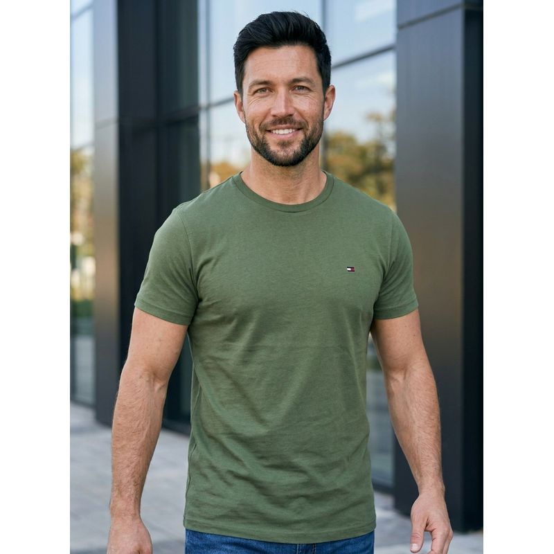 Camiseta TH Verde - C-8306 - PORTAL DROP - ATACADO