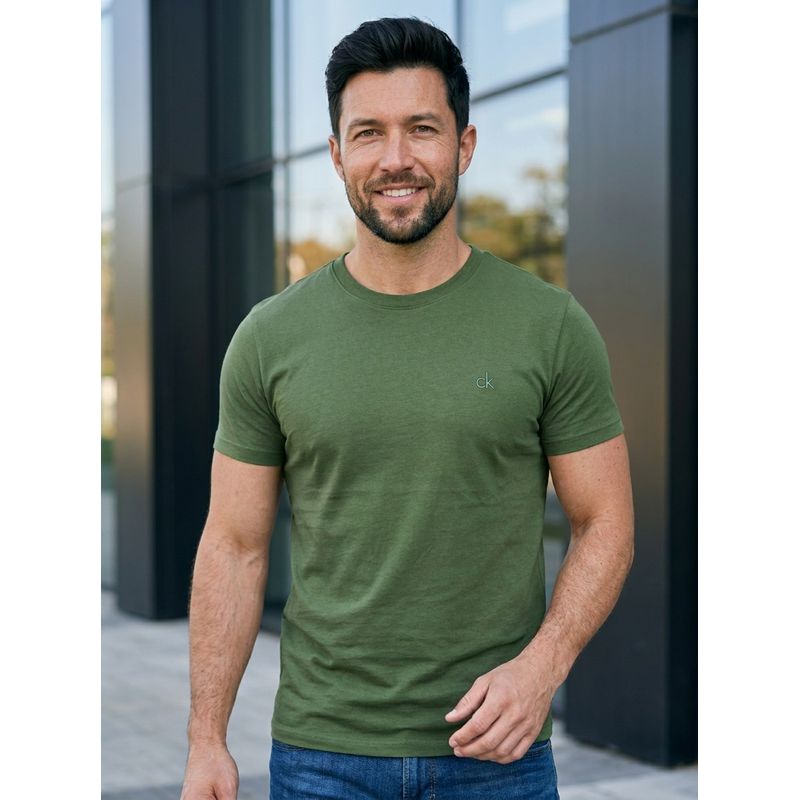 Camiseta CK Verde - C-8352 - PORTAL DROP - ATACADO