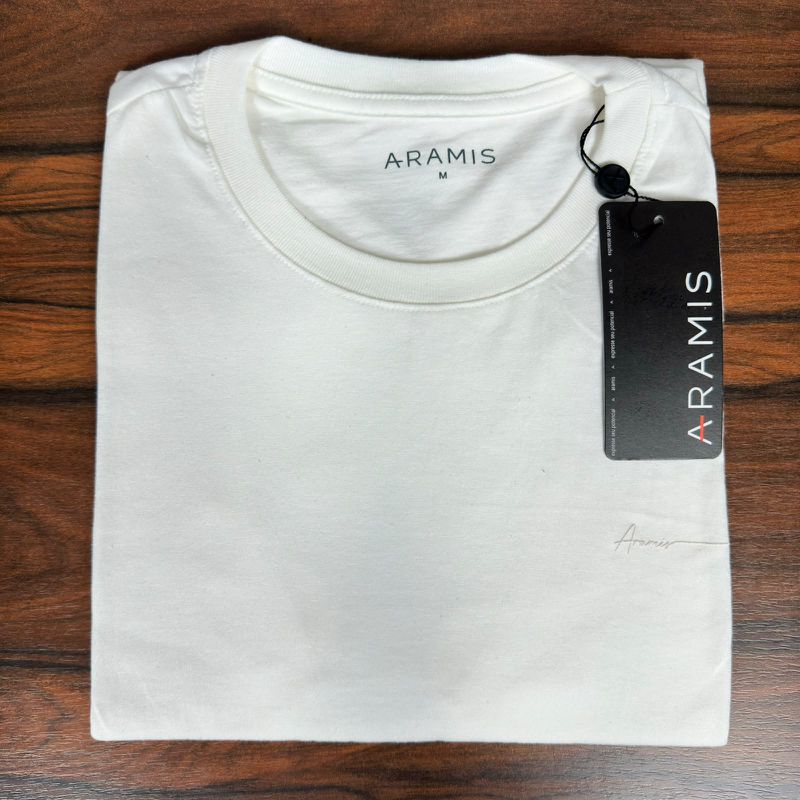Camiseta Aramis Off White - C-8425 - PORTAL DROP - ATACADO