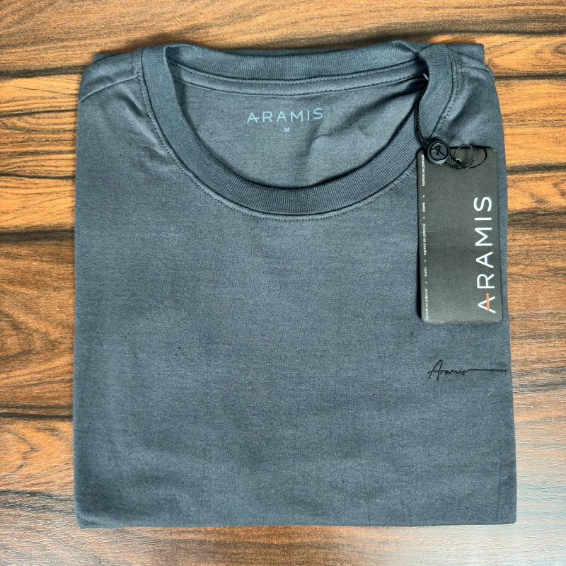 Camiseta Aramis Chumbo - C-8426 - PORTAL DROP - ATACADO
