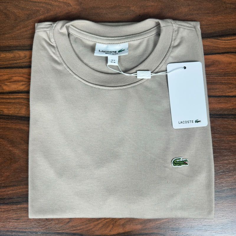 Camiseta LCT Bege - C-8442 - PORTAL DROP - ATACADO