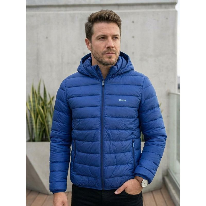 Jaqueta Acolchoada Diesel Azul - 8454 - PORTAL DROP - ATACADO