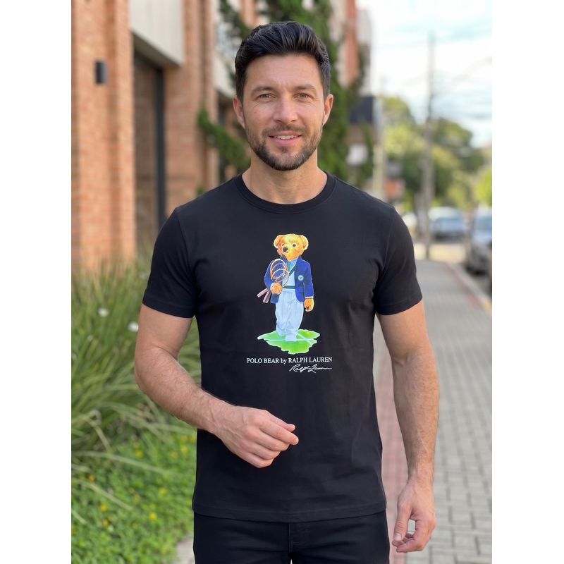 Camiseta PRL Preto - C-8624 - PORTAL DROP - ATACADO