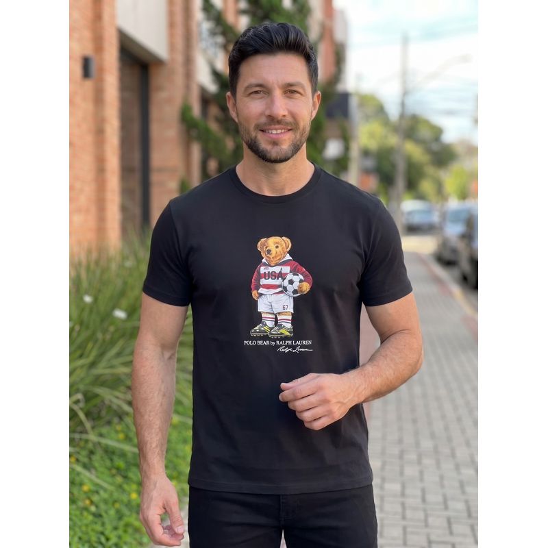 Camiseta PRL Preto - C-8626 - PORTAL DROP - ATACADO