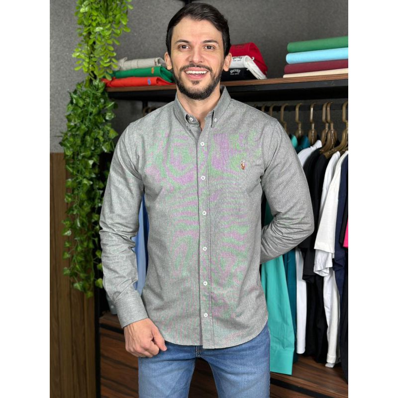 Camisa Manga Longa PRL . - 43321 - PORTAL DROP - ATACADO