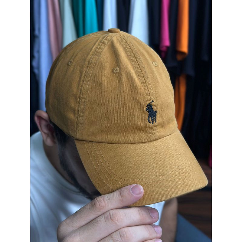 Boné PRL Mostarda. - 6991 - PORTAL DROP - ATACADO