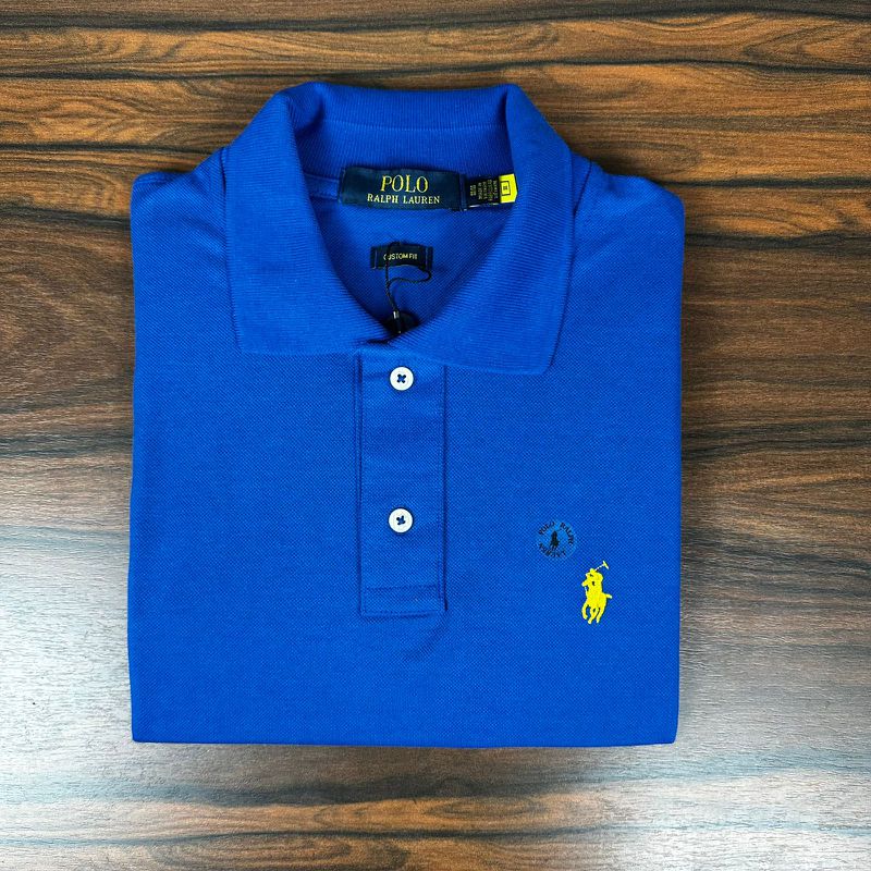 Polo PRL Azul - A-7055 - PORTAL DROP - ATACADO