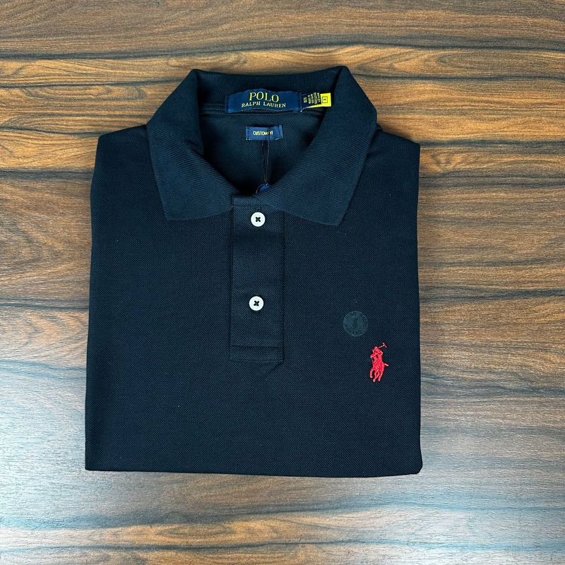 Polo PRL Preto - A-7056 - PORTAL DROP - ATACADO