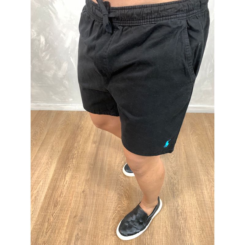 Short Sarja PRL Preto - 3776 - PORTAL DROP - ATACADO