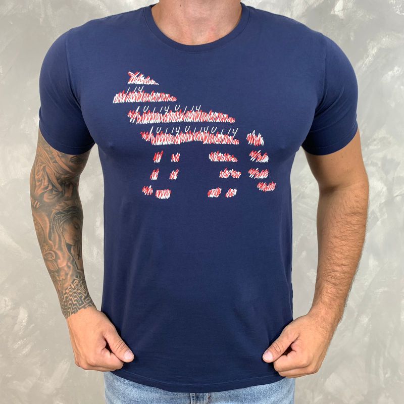 Camiseta ACT Azul DFC⭐ - 3780 - PORTAL DROP - ATACADO