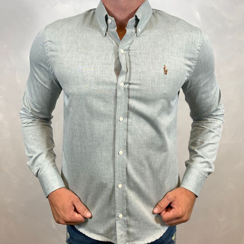 Camisa Manga Longa PRL Verde - 40361 - PORTAL DROP - ATACADO