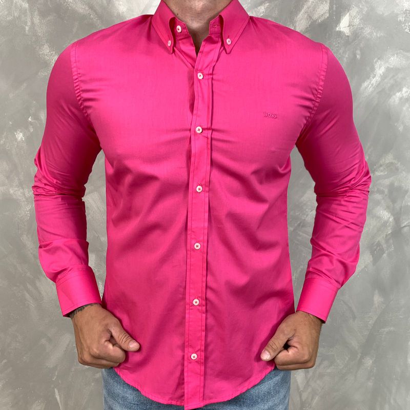 Camisa Manga Longa HB Pink⭐ - 40568 - PORTAL DROP - ATACADO