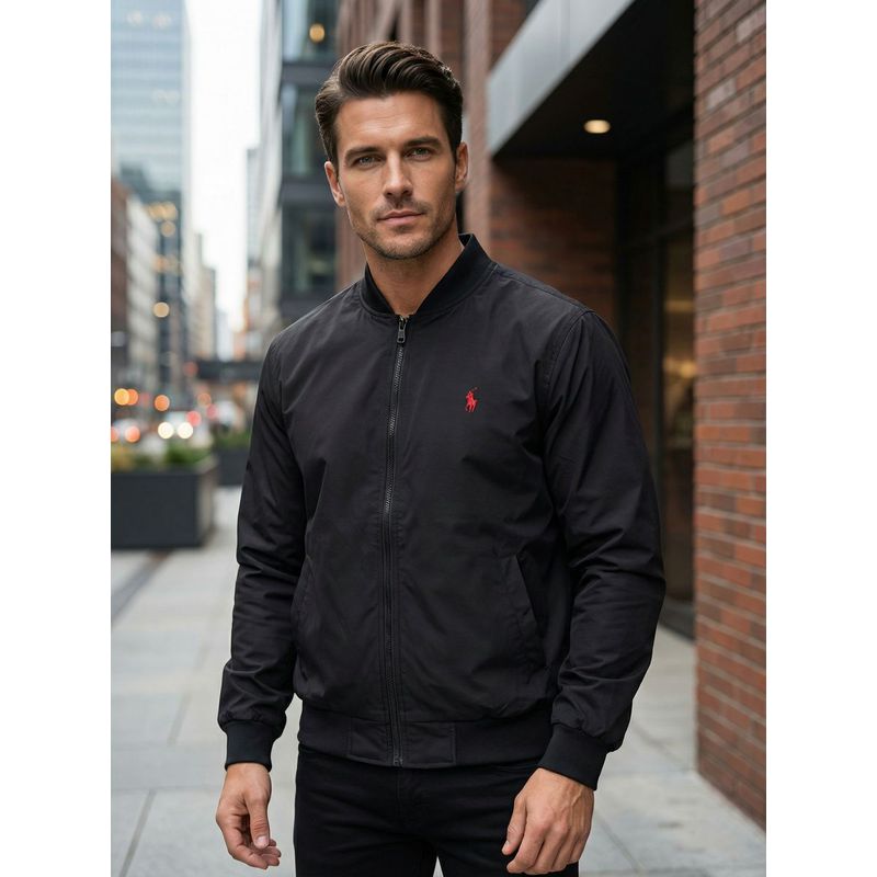 Jaqueta Bomber PRL Preto. - 5625 - PORTAL DROP - ATACADO