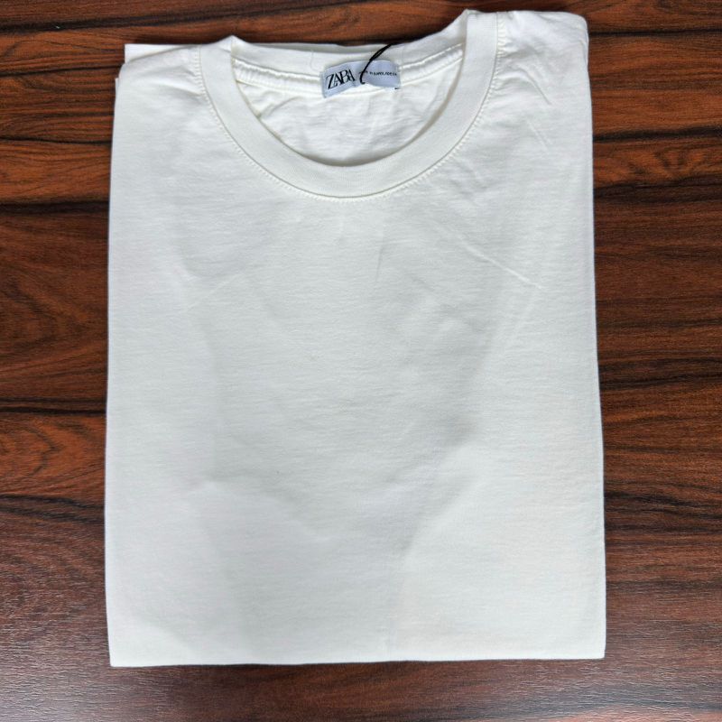 Camiseta Zara Off White - C-8672 - PORTAL DROP - ATACADO