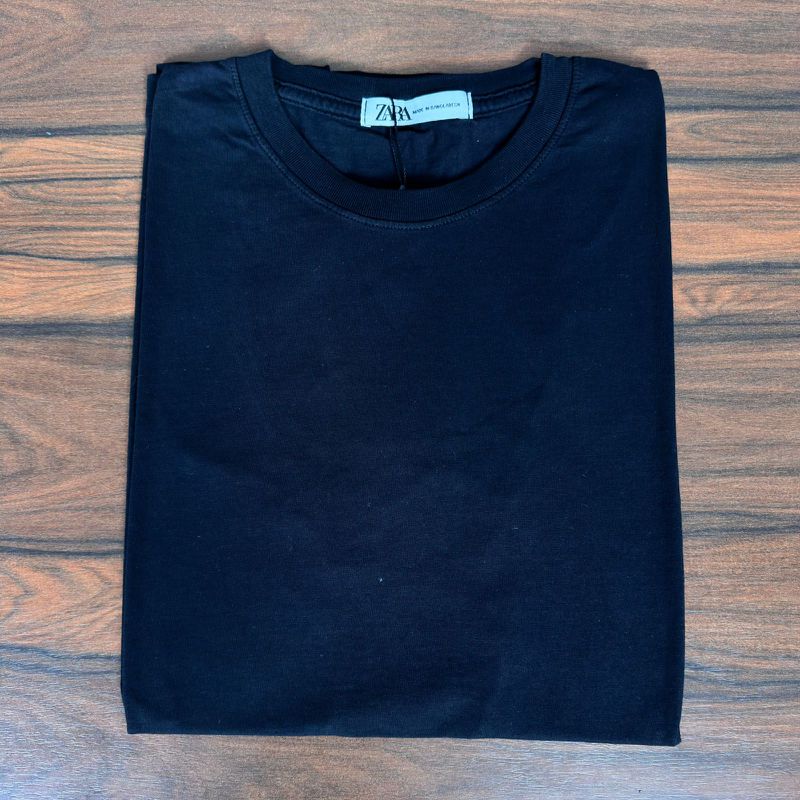 Camiseta Zara Preto - C-8673 - PORTAL DROP - ATACADO
