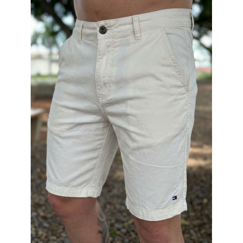 Bermuda Sarja TH Off White - 8684 - PORTAL DROP - ATACADO
