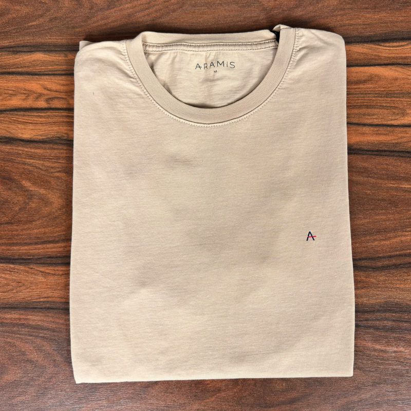 Camiseta Aramis Bege - 8768 - PORTAL DROP - ATACADO
