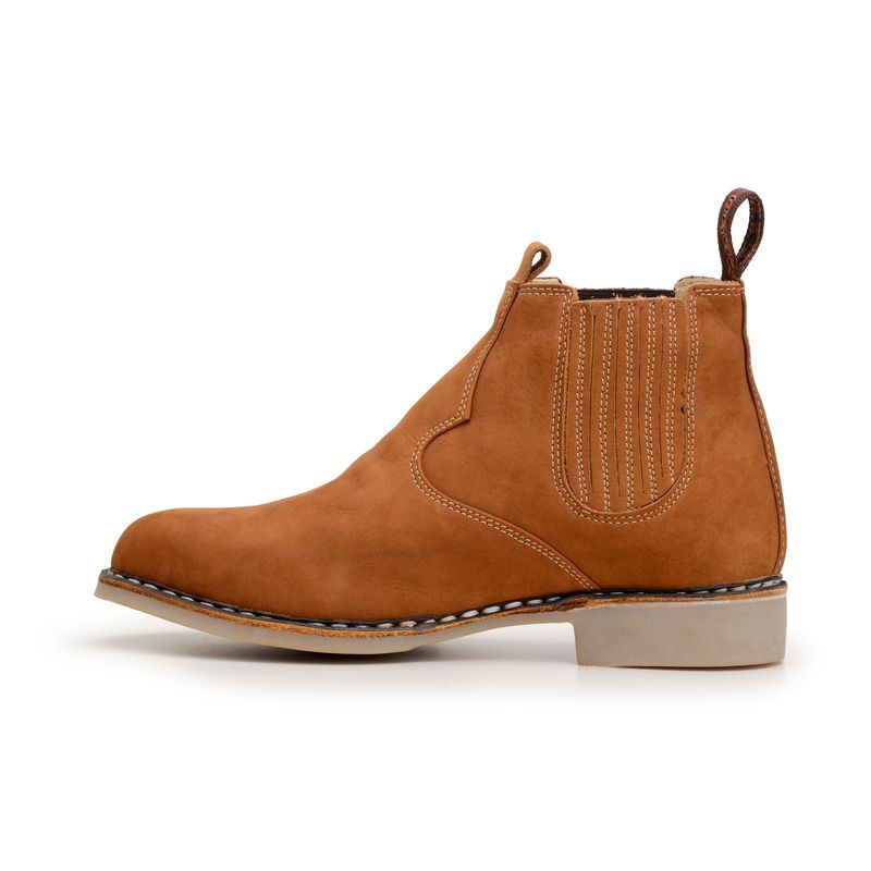 BOTINA EM COURO MASCULINA ZEBU ORIGINAL CASTOR - 64010 | Cia da