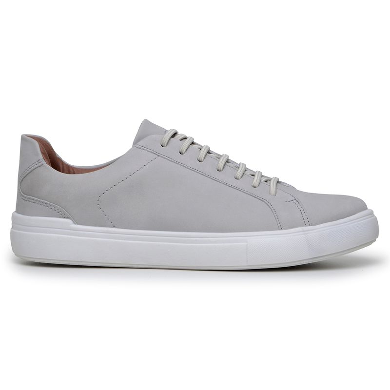 Tênis Casual Masculino CNS LONDRES515 Nobuck Cinza 