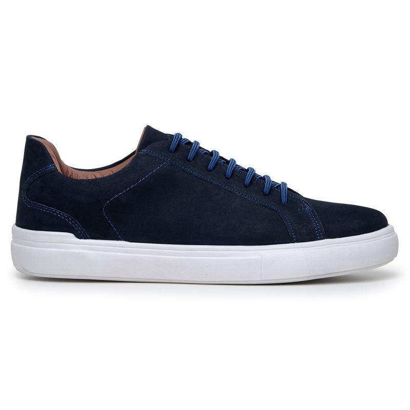 Tênis Casual Masculino CNS LONDRES 515 Nobuck Marinho