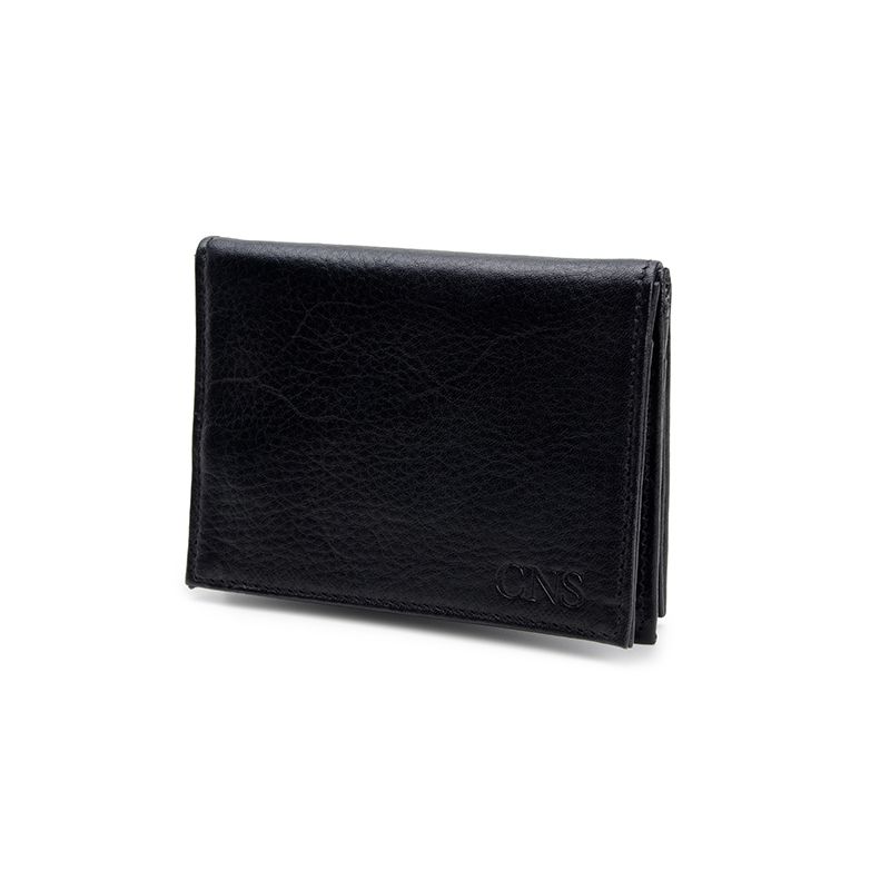  Carteira Masculina CNS em Couro Preta