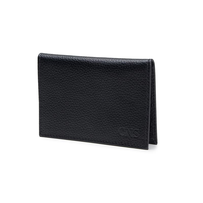 Carteira Masculina CNS em Couro Preta