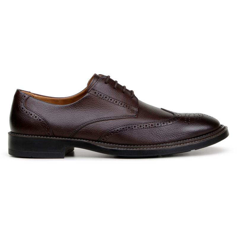 Sapato Social Masculino Floather Brogue CNS WWASPEN89020 Café