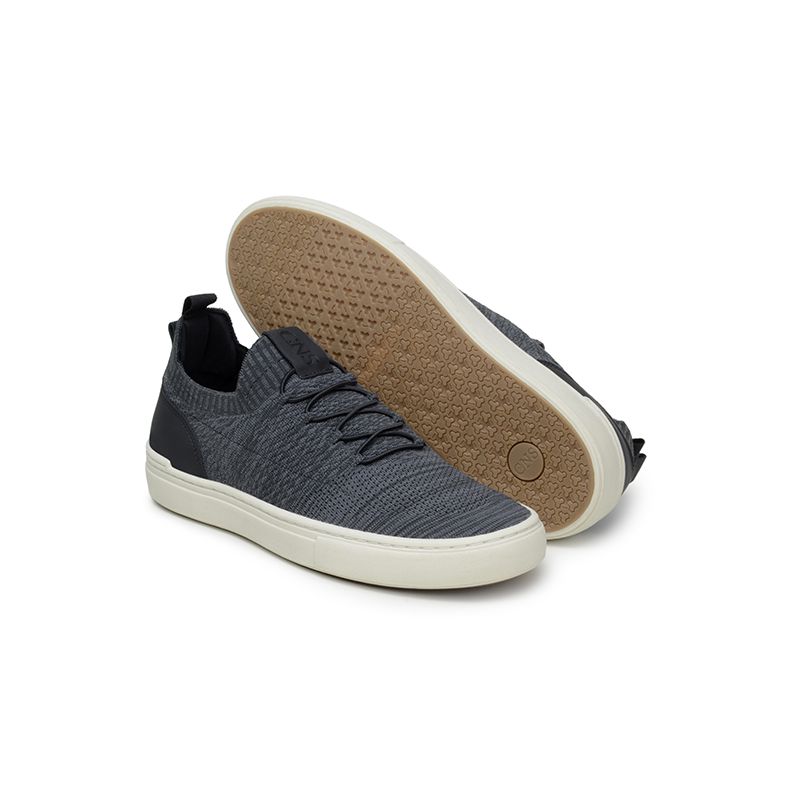 tênis Casual Masculino CNS kinit Chumbo - CNS Calçados