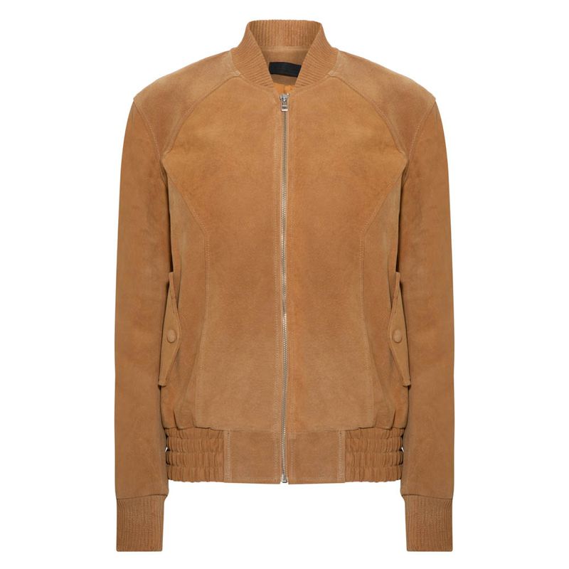 Jaqueta Masculina Bomber Lorenzo - Camurça - CORO SHOP
