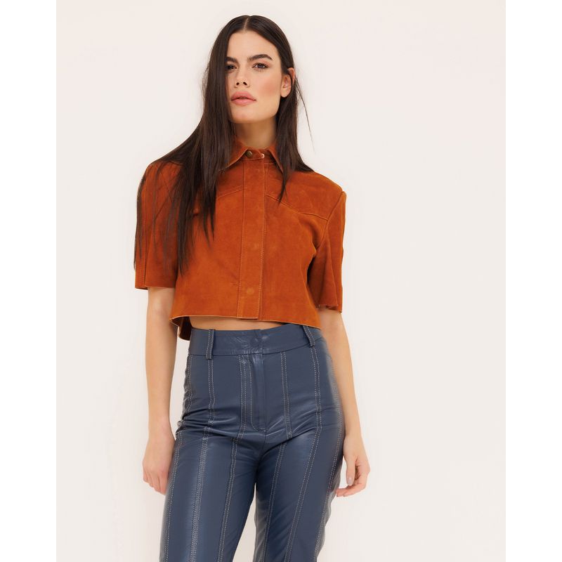 Camisa Sofia em Camurça - CORO SHOP