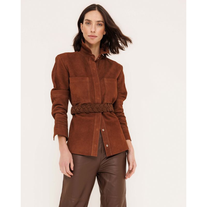 Camisa Yolanda em Camurça - CORO SHOP