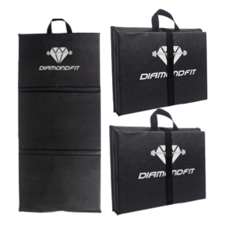 Kit 3 Colchonete Dobravel Maleta para Treino Exerc... - Diamond Fit