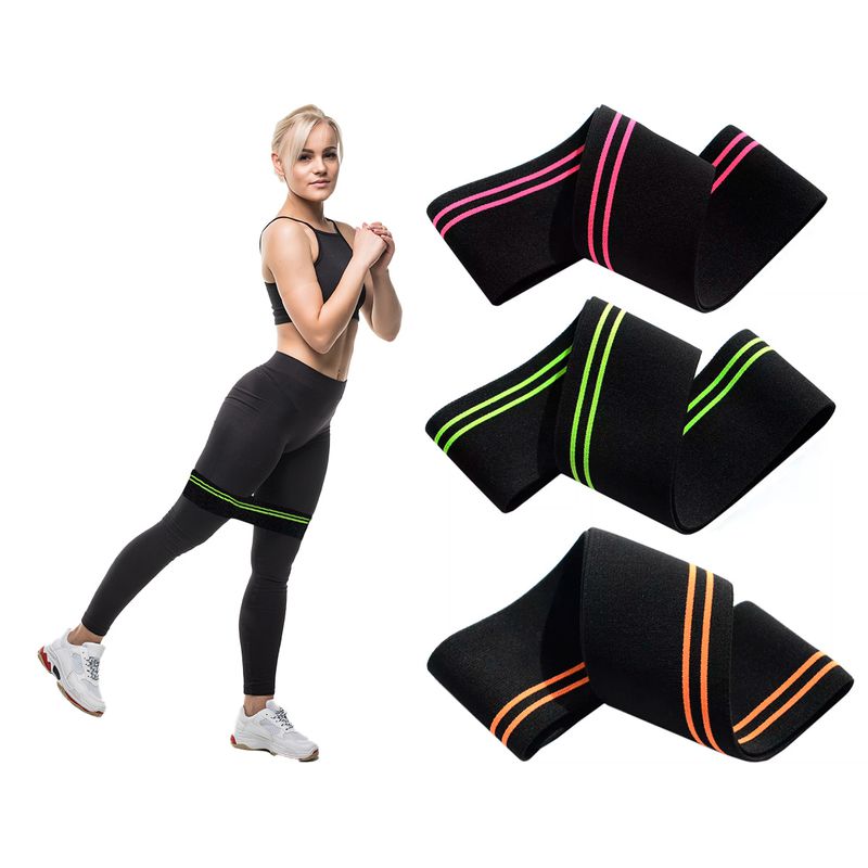 Kit 3 Hip Band Faixa Elástica Resistente De Alonga... - Diamond Fit