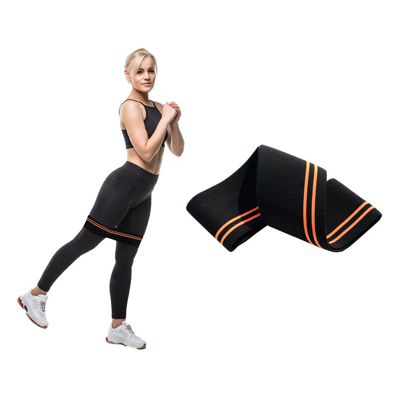 Hip Band Médio Faixa Elástica Resistente Para Trei... - Diamond Fit