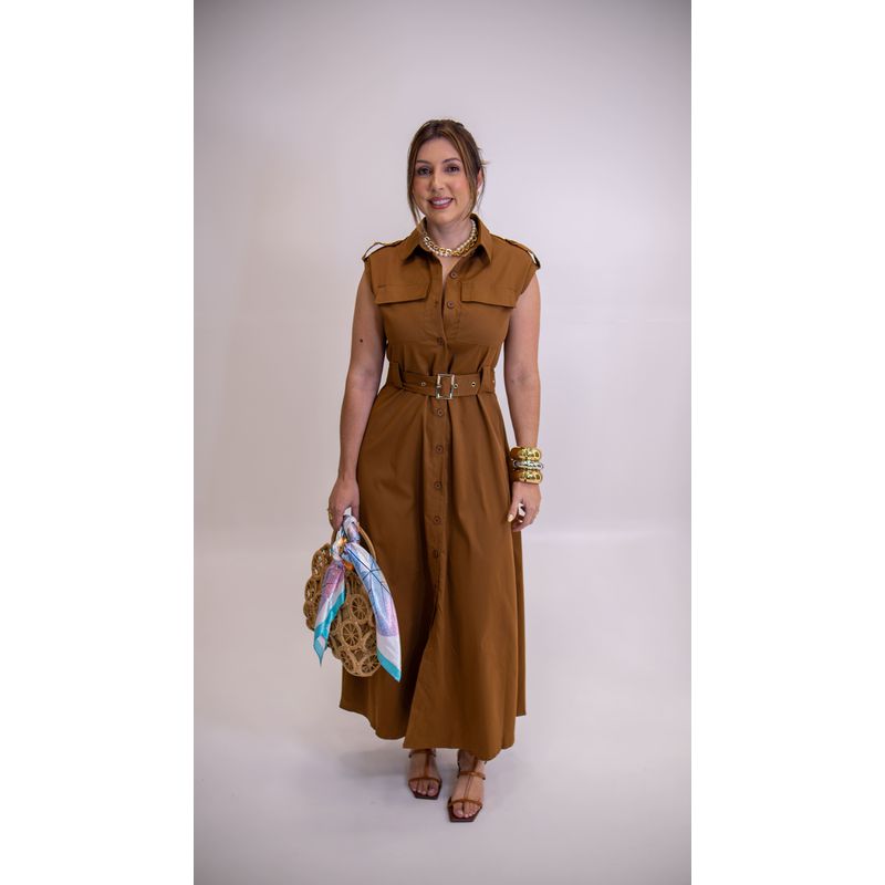 VESTIDO DOLCE MARROM