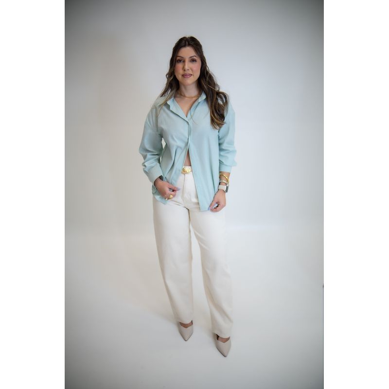 CAMISA ALINA VERDE LISTRADA
