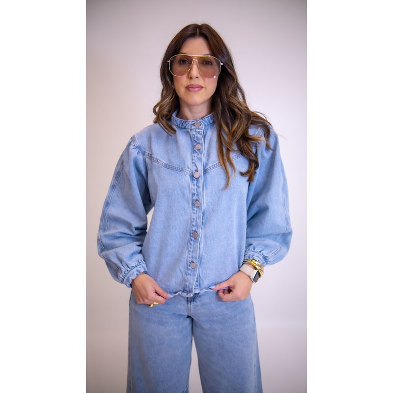 CAMISA JUNO AZUL CLARO