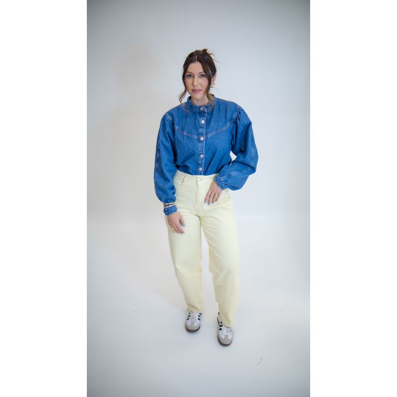 CAMISA JUNO AZUL ESCURO