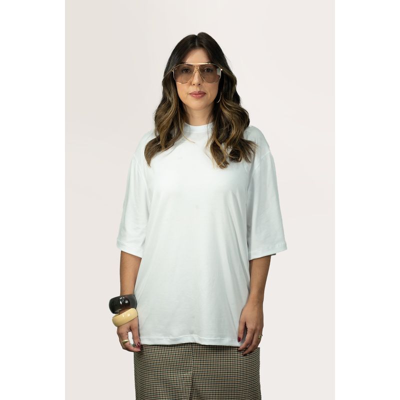 CAMISETA OVER CAMILA BRANCA