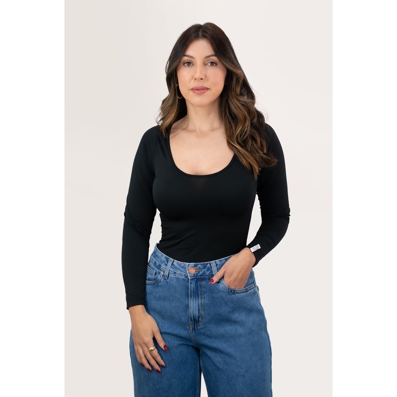 BLUSA TÉRMICA INVISÍVEL EFFE PRETA