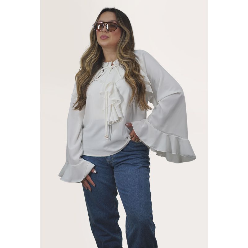 BLUSA DELPHINE OFF WHITE