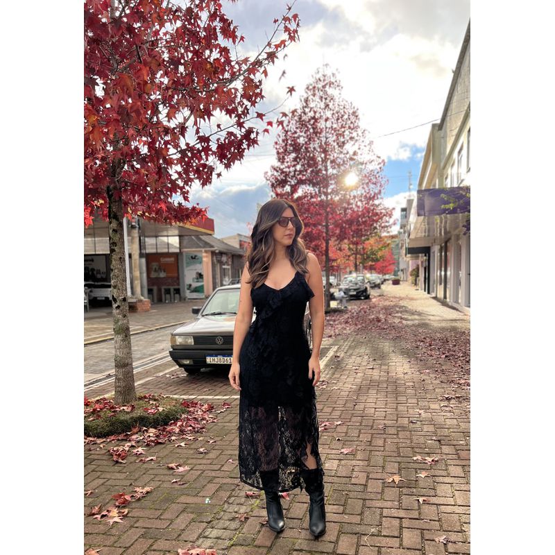 VESTIDO LEAH PRETO