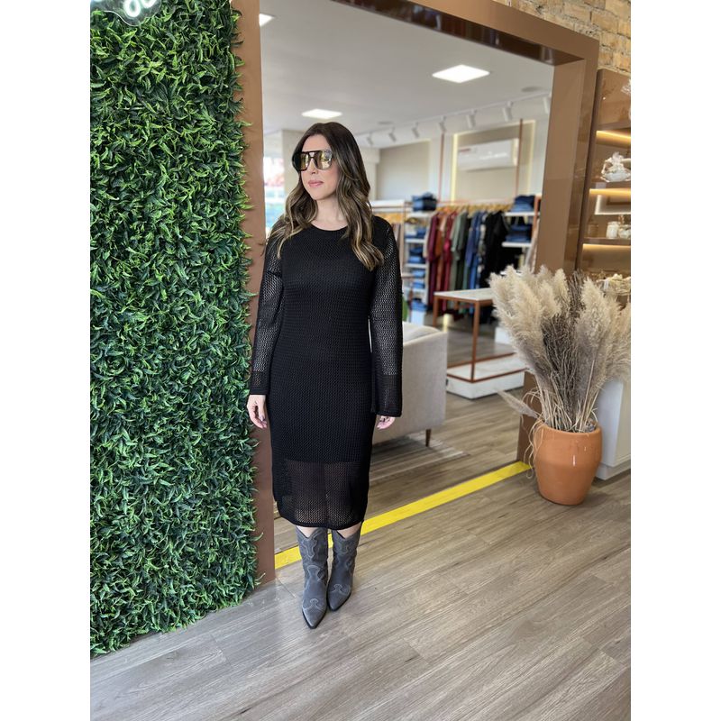 VESTIDO THALIA PRETO